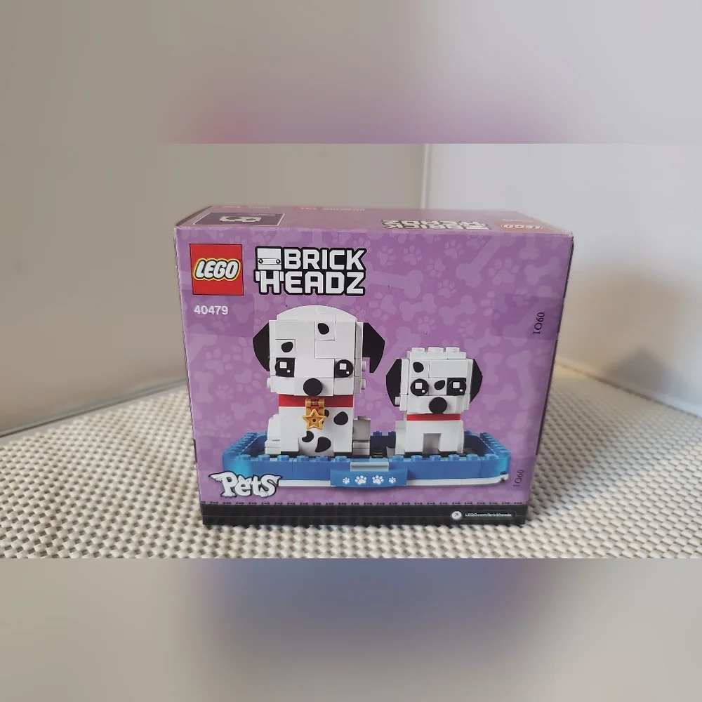 Lego Brick Headz Pets 40479 Puppy #132 Dalmatian #131 Building Toy NWT